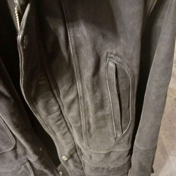 Men's Wilson LARGE ASH LINED Leather Jacket. - Picture 5 of 8